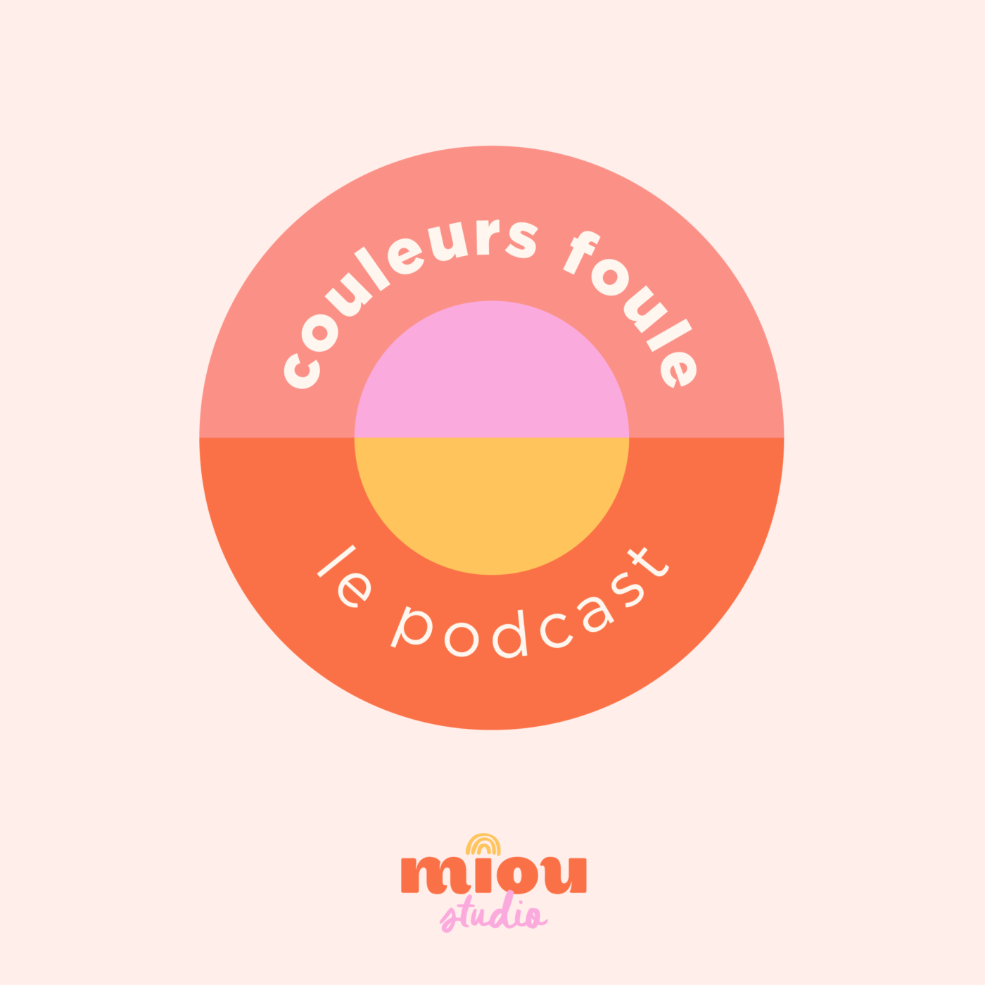 Logo Podcast Couleur Foules